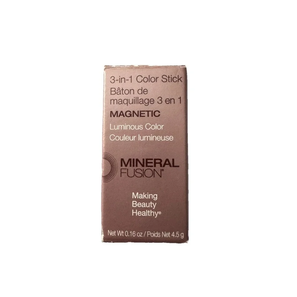 Mineral Fusion - 3-in-1 Color Stick Berry Glow 0.16 Oz NEW In Box